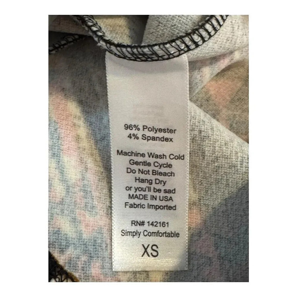 NEW LuLaRoe Cassie Women's XS Geometric Pencil Midi Skirt Multicolor Casual‎ - Picture 6 of 6